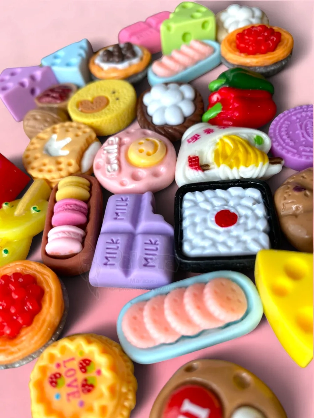 Миниатюры мини маленькая еда для кукол 50 шт