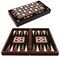 POLYESTER ANTIQUE BACKGAMMON PEARL