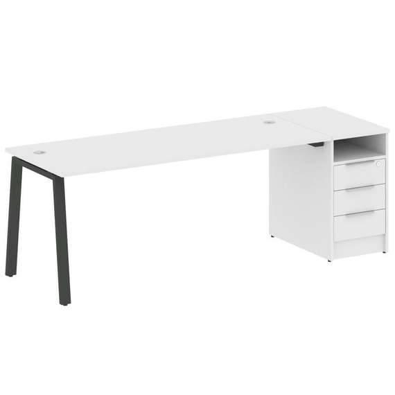 Метал Систем Рабочая станция с тумбой на А-образном м/к БА.РС-СТП-1.5