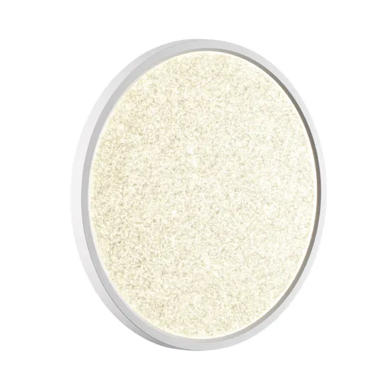 7661/32L MITRA LED SN 090 Светильник пластик/белый LED 32Вт 3000/4000K D400 IP40 OMEGA WHITE