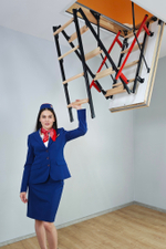 POLAR PLUS чердачная полуавтоматическая лестница