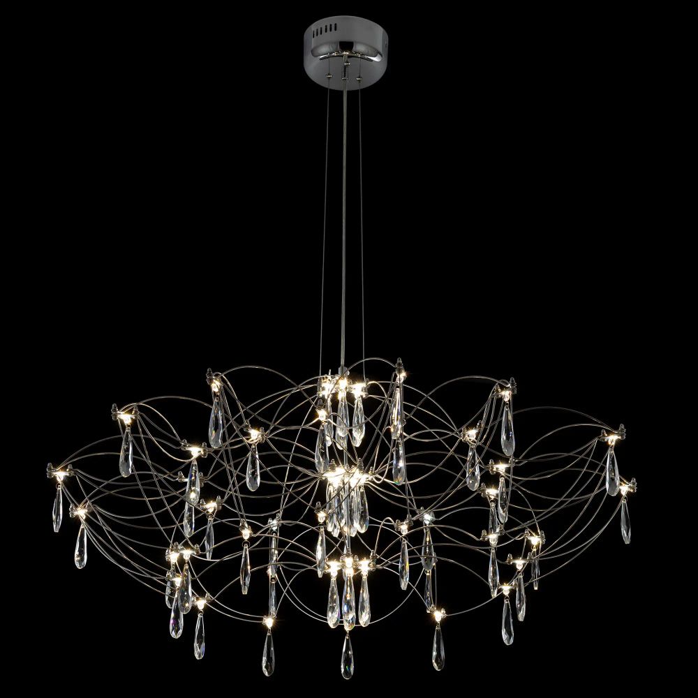 Citilux ASTER CL208010 LED Хрустальная люстра с пультом