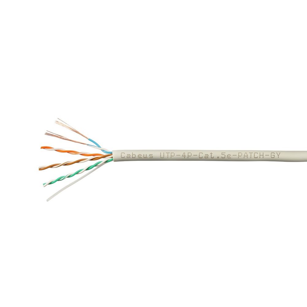 Витая пара UTP-4P-Cat.5e-PATCH-GY (внутренний многожильный)