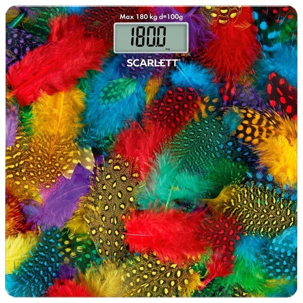 Весы напольные Scarlett SC-BS33E033 перья