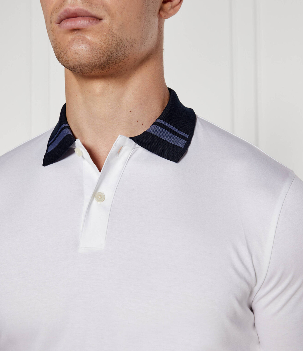 Поло H-Phillipson BOSS BLACK - белый(50521127)