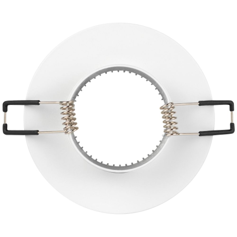 Светильник встраиваемый алюминиевый ЭРА KL43 WH/1 под лампу MR16 GU5.3 белый | Алюминиевые встраиваемые светильники