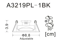 Точечный встраиваемый светильник Arte Lamp