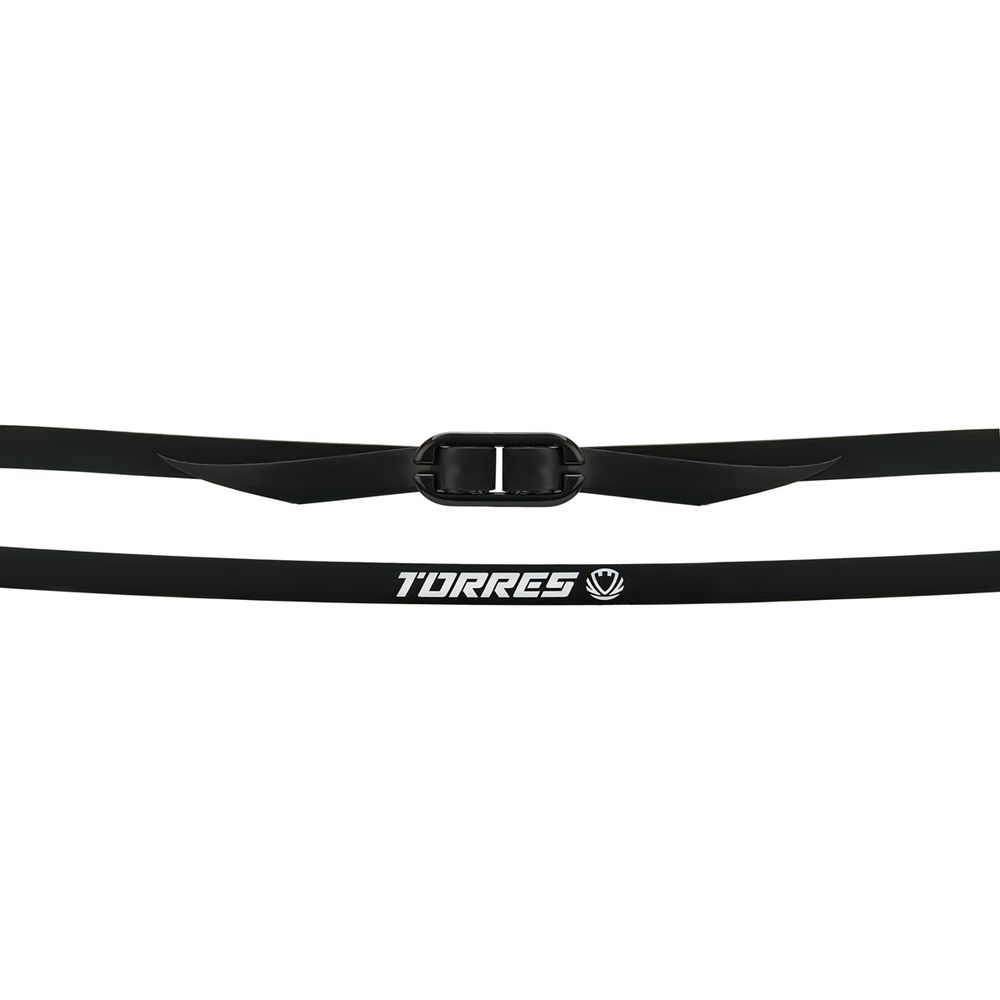 Очки для плав.TORRES Pro, SW-32521MR, зерк.линзы.,чёрная оправа, дв.рег.ремешок