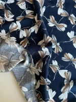 Ткань штапель для шитья 2,4 м плательная вискоза