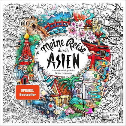 Meine Reise durch Asien. Rita Berman. Coloring book