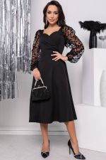Платье "Ночь нежна" (черное) П7509 LT Collection (Акция)