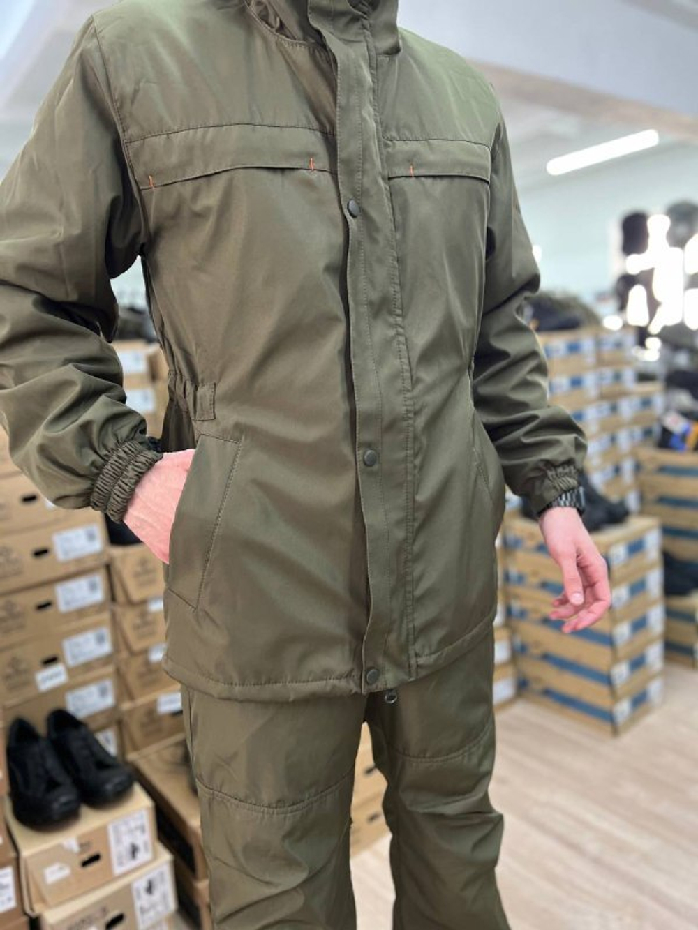 Костюм Город 2 деми / олива