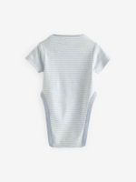 Боди с коротким рукавом для малышей с дисплазией тазобедренного сустава Next N44-795, 3 шт., Белый, Серый