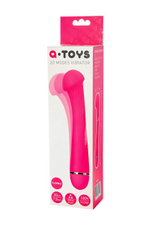Розовый вибростимулятор точки G A-Toys (20 режимов) (Цвет: розовый)