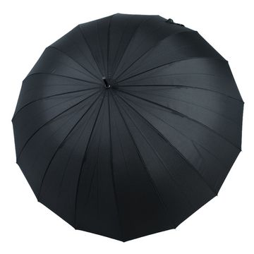 Мужской зонт трость Три Слона Черный Автомат 1610