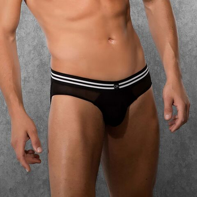 Мужские трусы-джоки со вставками из сетки Doreanse Flash (Размер: L) (Цвет: черный)