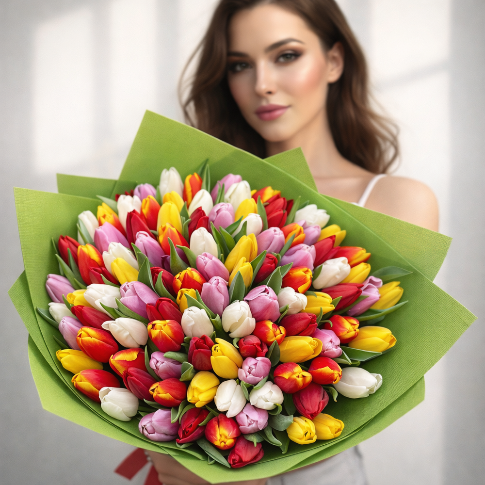 Букет тюльпанов "Spring Vibes"
