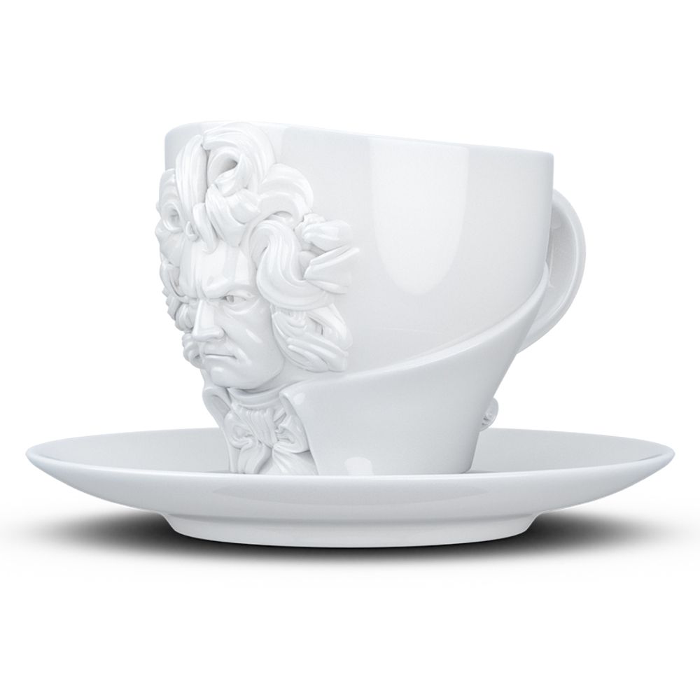 Чайная пара talent, ludwig van beethoven, 260 мл, белая