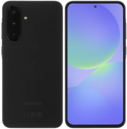 Смартфон Samsung SM-A366E Galaxy A36 5G 128Gb 8Gb черный моноблок 3G 4G 2Sim 6.7" 1080x2340 Android 15 50Mpix 802.11 a/b/g/n/ac/ax NFC GPS GSM900/1800 GSM1900 Protect