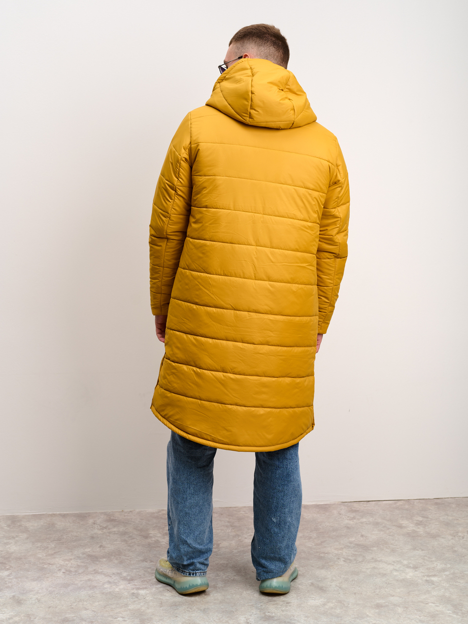 Пальто мужское зимнее "Норвегия" горчица