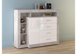 Комод Mирандa atelier / белый глянец