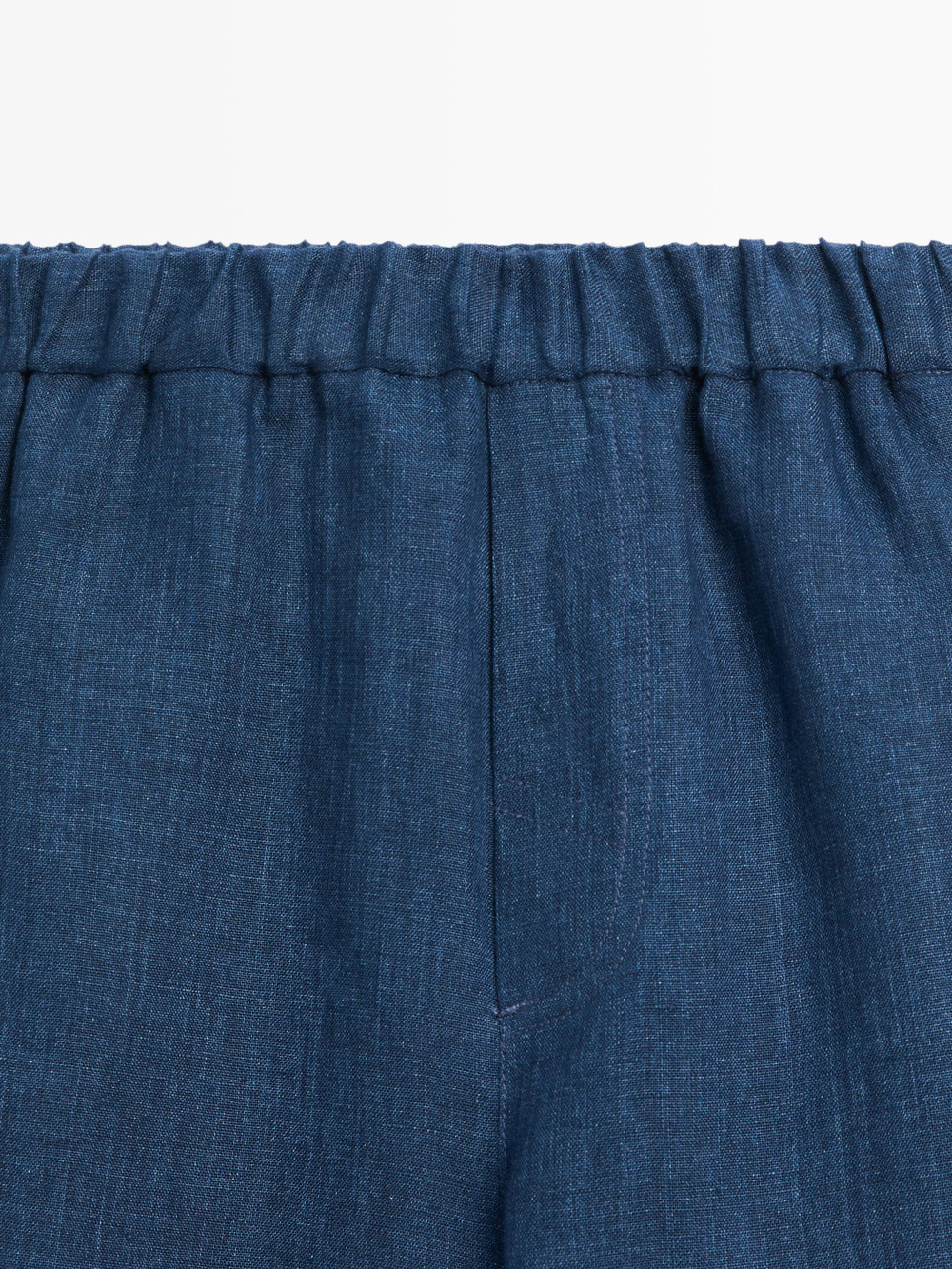 Massimo Dutti Льняные брюки в стиле "Total Look", синий