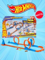 Автотрек Хот Вилс Тройная петля Track Creator JDW39