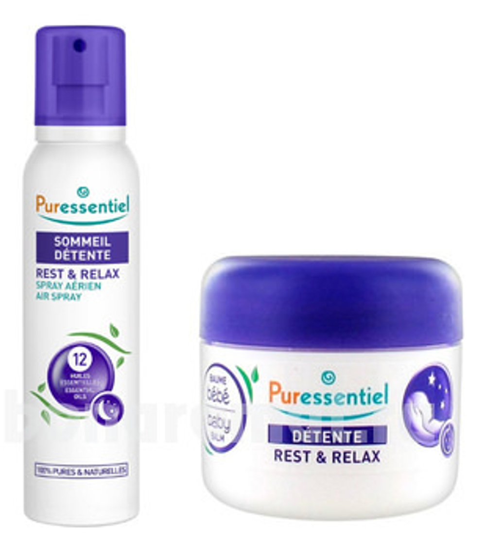 PURESSENTIEL Отдых и Релакс Детский успокаивающий массажный бальзам банка Detente Baume de Massage Calmant Bebe 30 мл