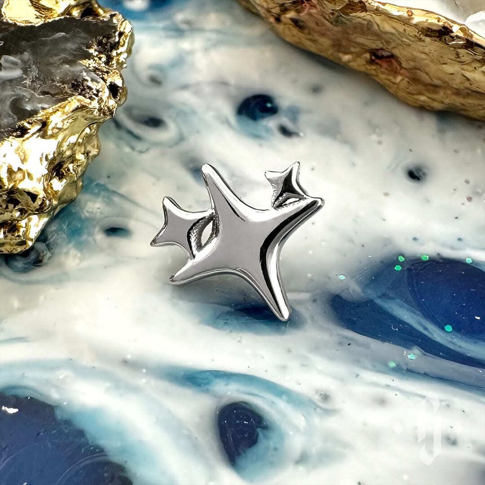 Накрутка &quot;Asterism&quot; - Белое золото