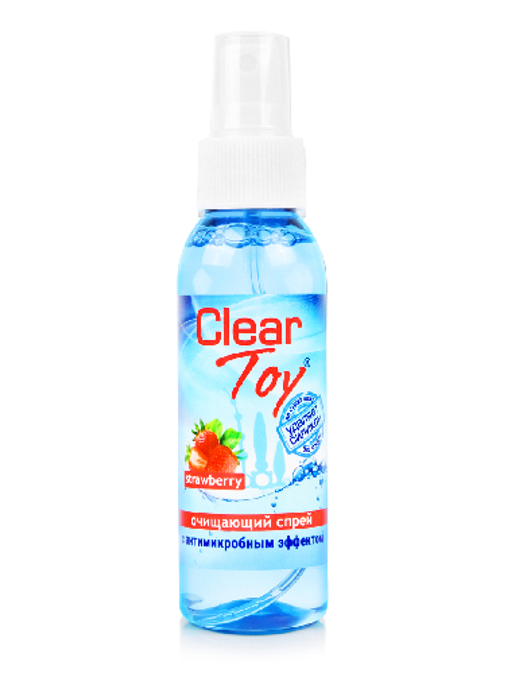 Спрей CLEAR TOY STRAWBERRY очищающий 100 мл