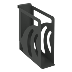 Навесной лоток для папок узкий MAN-11.T-30 Металл Антрацит 80*273*250