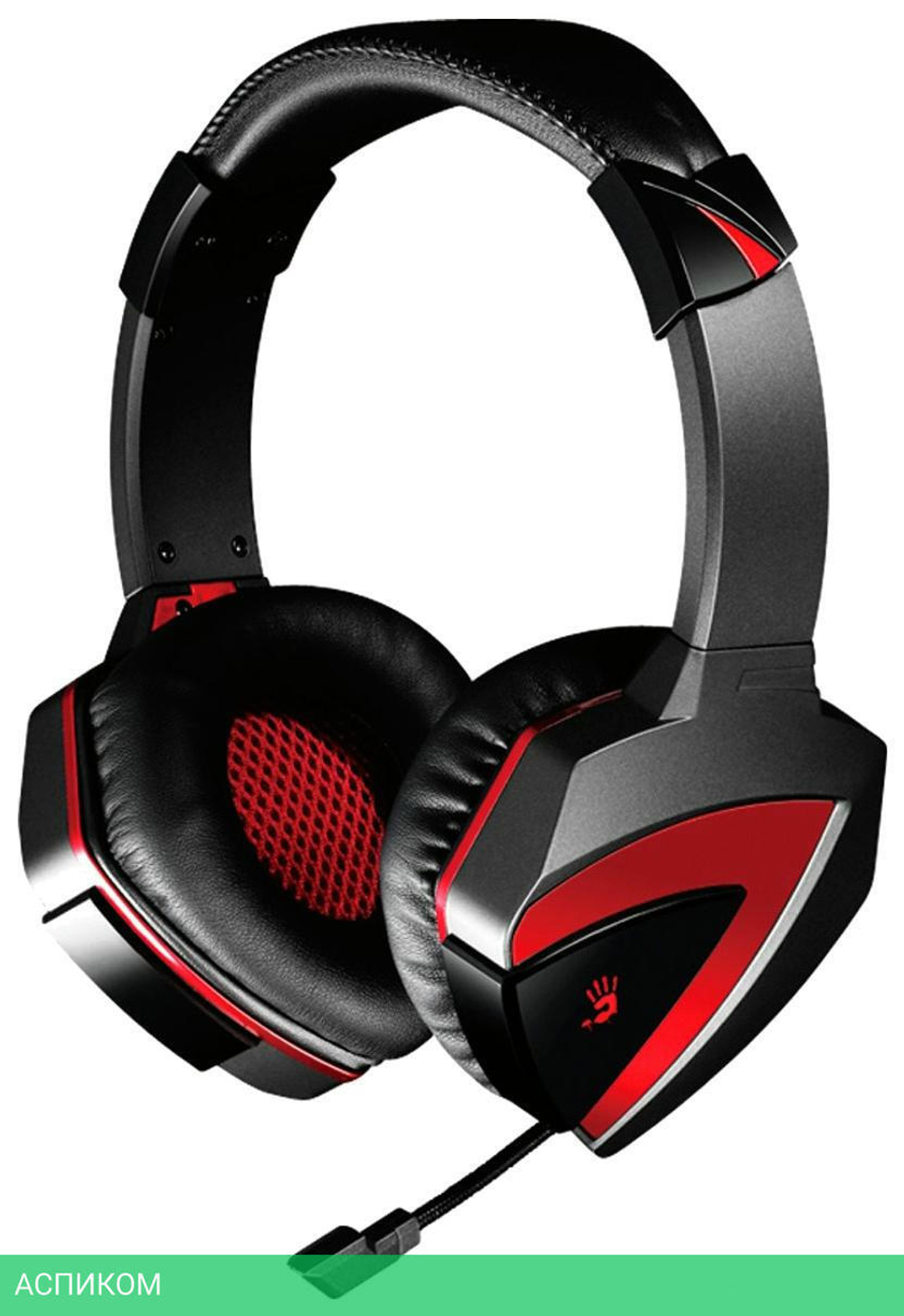 Наушники A4Tech Bloody G500 черный/красный