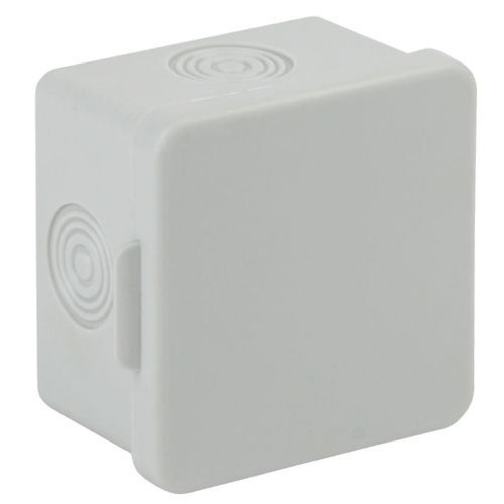 Коробка распаячная ОП КОР 65х65х50мм без гермовводов 4 входа IP54 Эра Б0037444 Коробка распаячная ОП КОР 65х65х50мм без гермовводов 4 входа IP54 Эра Б0037444