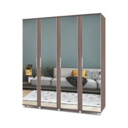 Шкаф четырехстворчатый "Пандора" П43 (4 зеркала), ЛДСП, Модериум, г. Ижевск