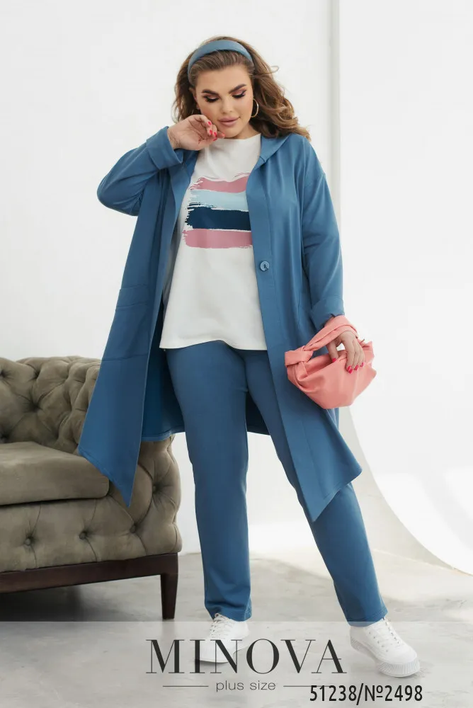 Костюм 2498-джинс Minova