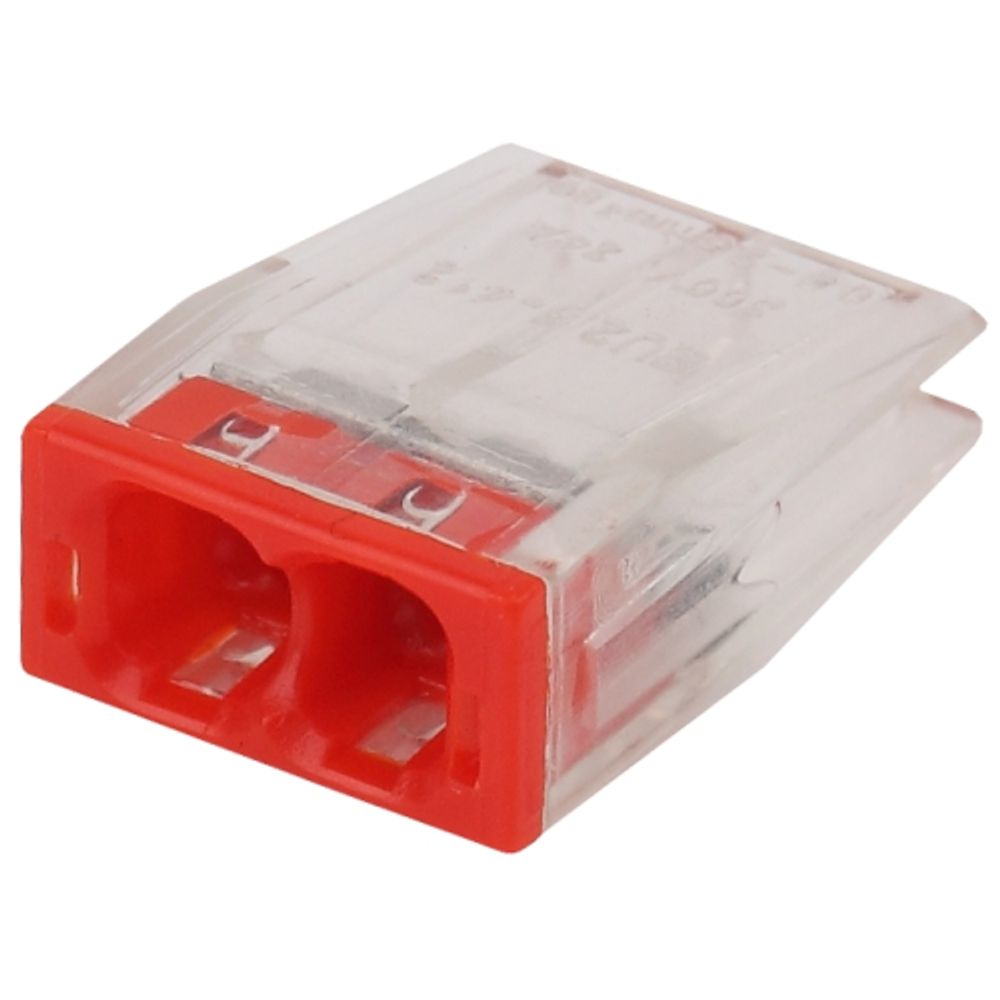 Клемма ЭРА NO-224-22 компактная серия 202 2 отверстия 0.5-2.5 мм2 упаковка 100 шт | Клеммы