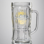 Кружка пивная с надписью «Крепкому мужику, со светлым будущим», 500 мл