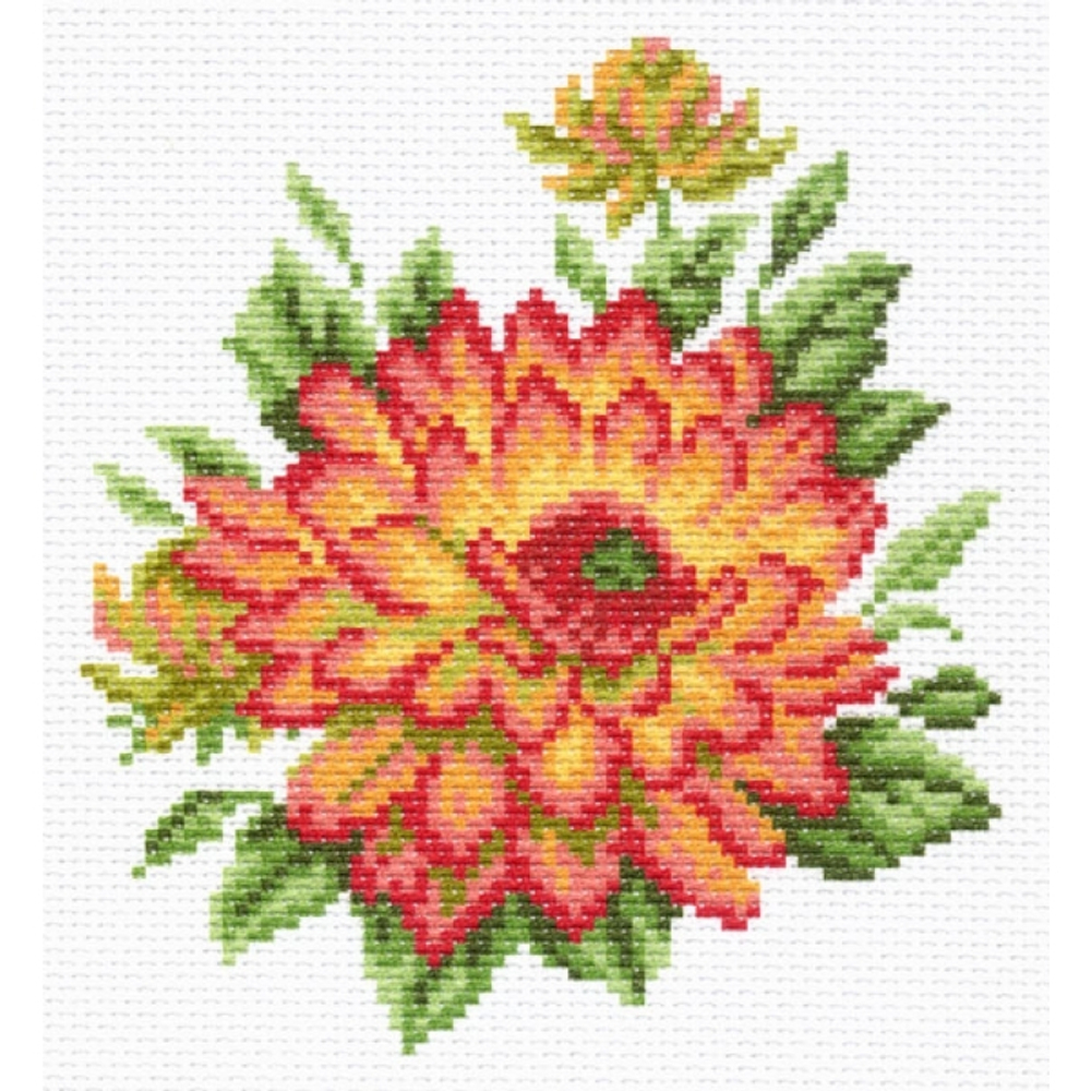 "Георгин"-1289 канва с рисунком