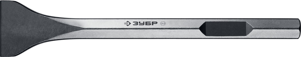 KRAFTOOL Alligator, 80 х 400 мм, HEX 28, лопаточное зубило (29380-80-400)