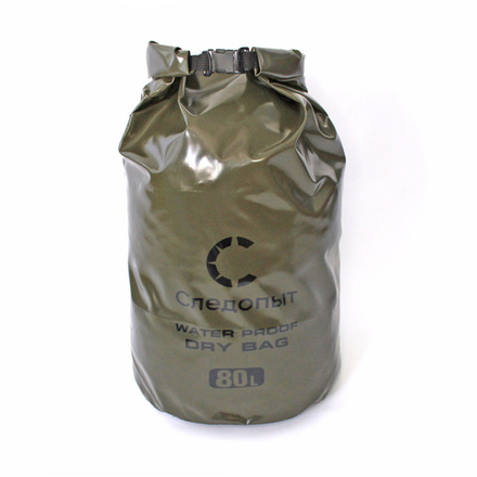 Гермомешок &quot;СЛЕДОПЫТ - Dry Bag&quot; без лямок, 80 л, цв. хаки/25/20/15/