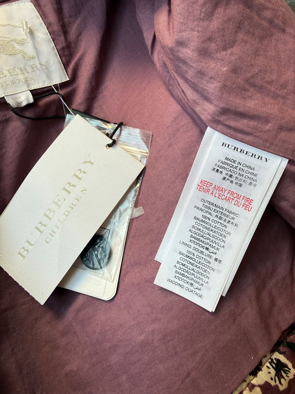 Новая хлопковая куртка Burberry, 116