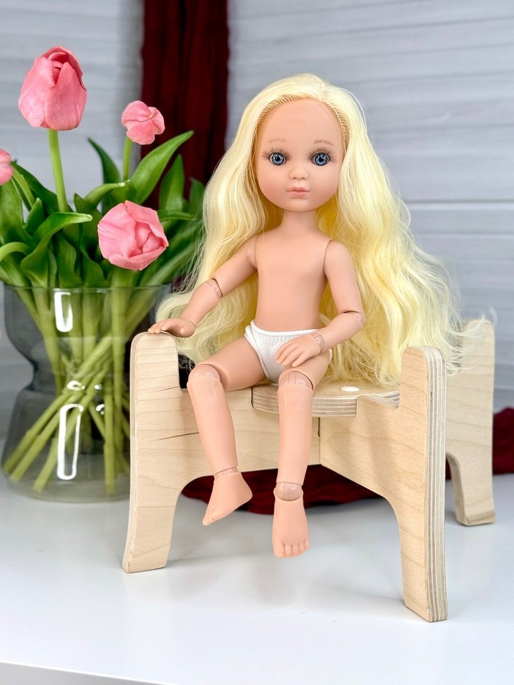 Кукла BERJUAN виниловая шарнирная 35см Ева (4820A2)