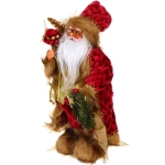 Дед Мороз - Лесовичок «Новый год на пороге» 30 см, Красный