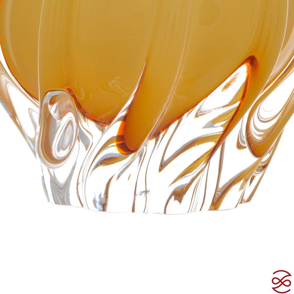 Ваза Egermann 27 см Opal+amber+kitkal