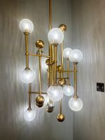 Люстра Fluxus 12 gold