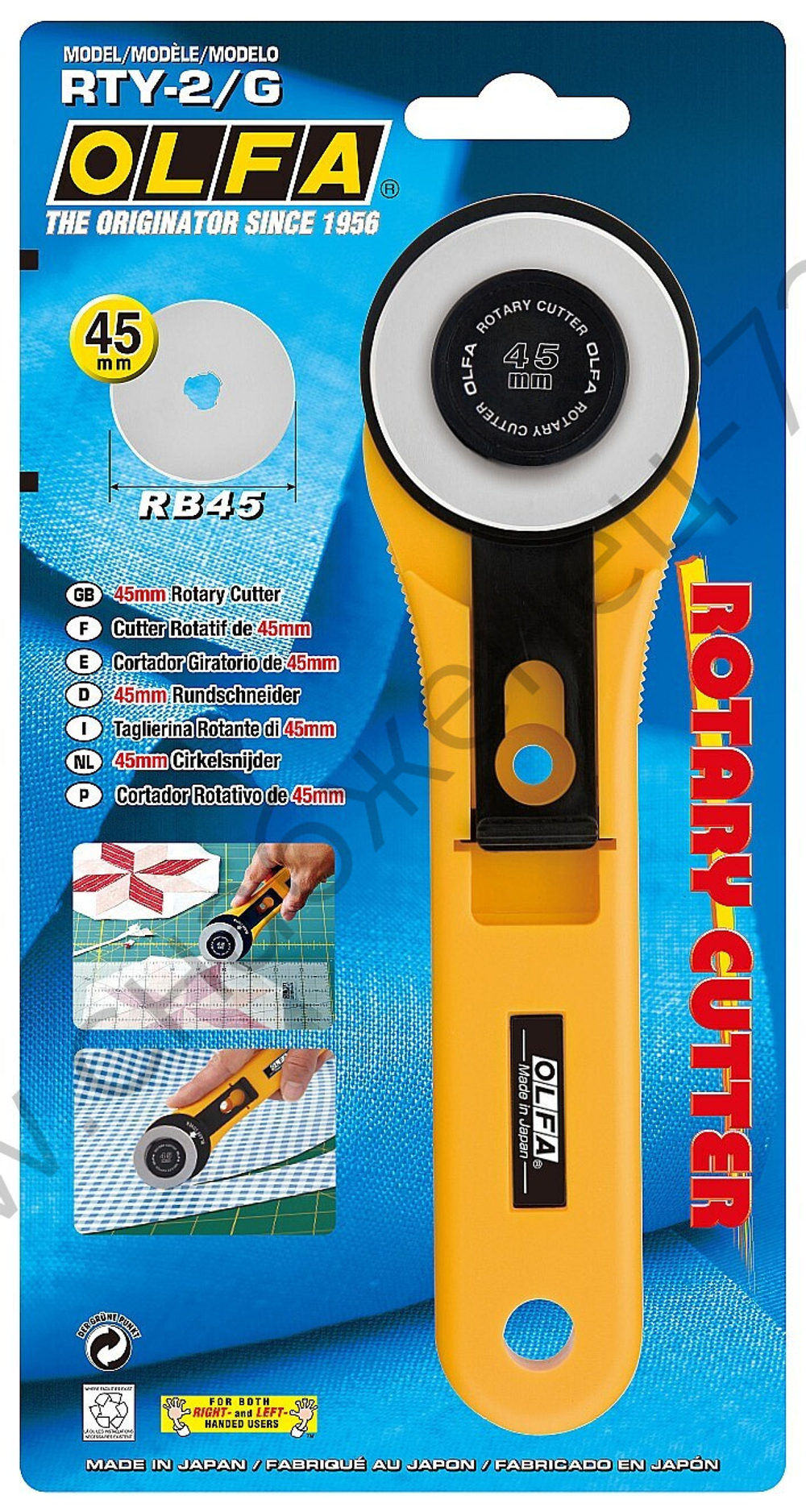 OLFA 45 мм, с круговым лезвием, нож (OL-RTY-2/G)