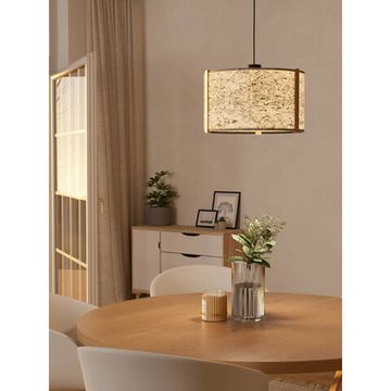 Подвесной светильник (люстра) 1*E27 390323 коричневый/бежевый, зелёный Hontongas Eglo