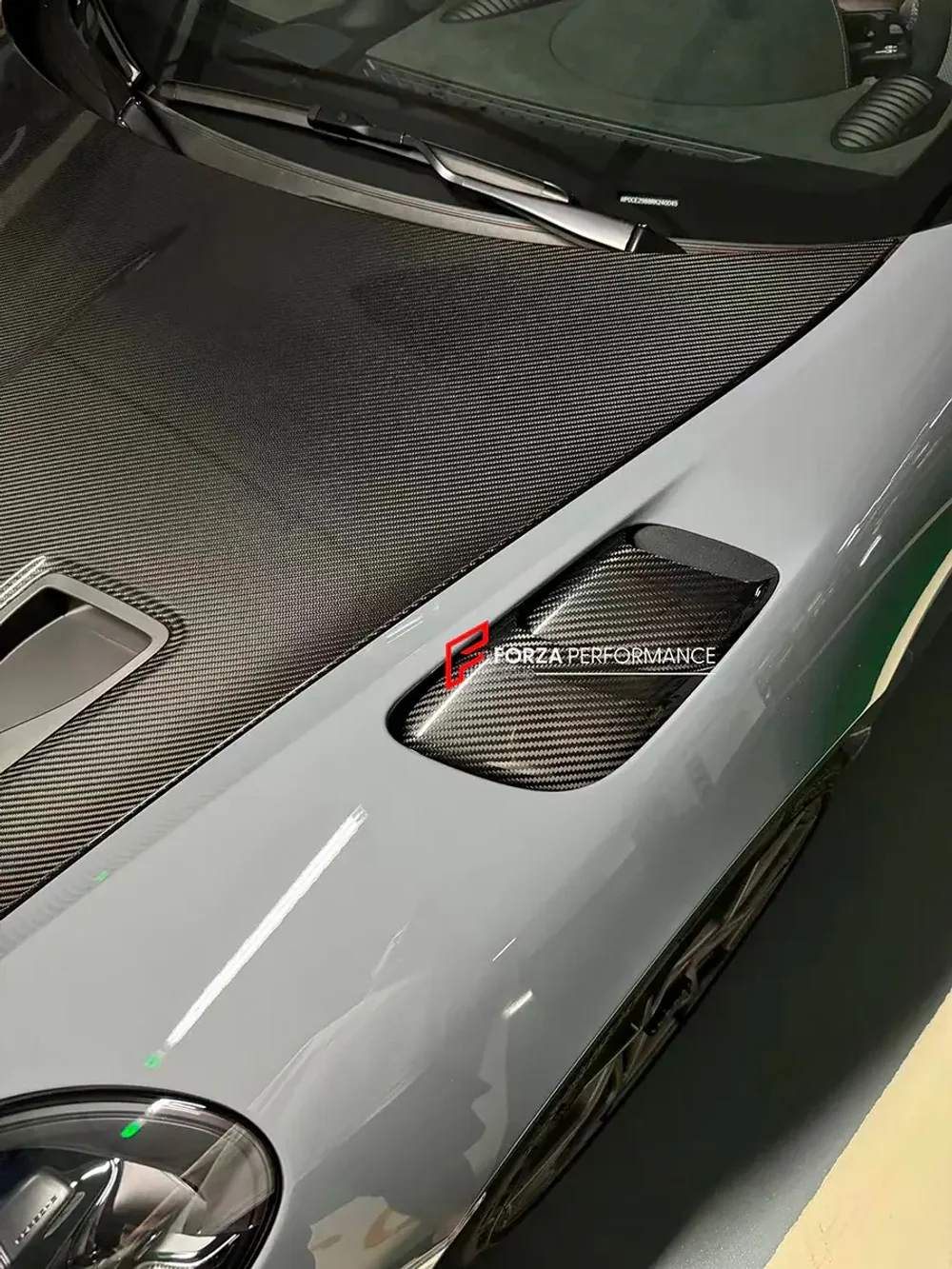 Карбоновая накладка воздуховода на крылья для Porsche 718 982 GT4RS Порше