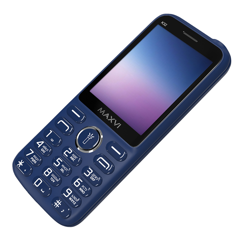 Сотовый телефон Maxvi K32 Blue