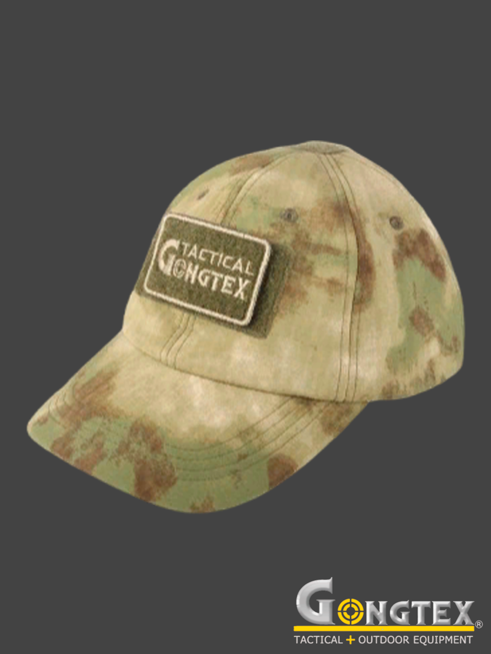 Бейсболка (кепка) демисезонная Gongtex Softshell Cap Waterproof с велкро панелью. Мох
